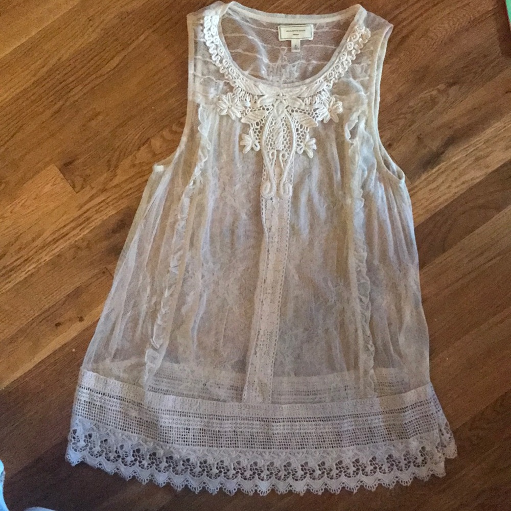 Anthropologie Moulinette Soeurs Lace Tank